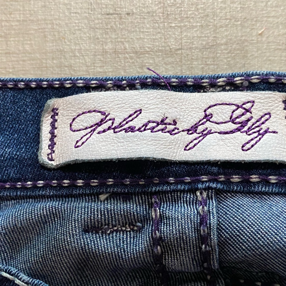 Plastic by gly women’s rise stretch jeans size 30x32 - Picture 6 of 11